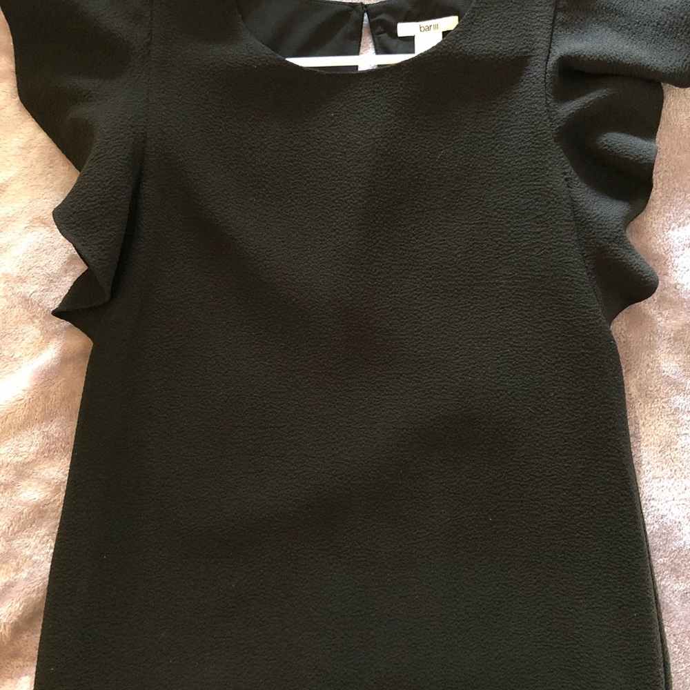 Ruffle Sleeved LBD
